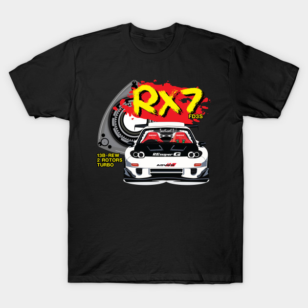 Mazda RX7 Rotary Racing Tee